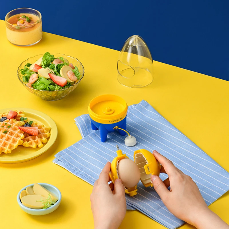 

Manual Egg Shaker Rotary Mixer Non-breaking Egg Yolk Clear Mixing Mixer Albumen Blender Household Kitchen Cooking Accessories