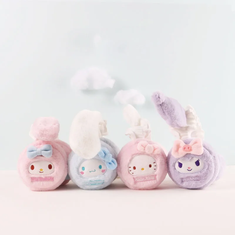 

Cartoon Plush Stuffed Kuromi My Melody Cinnamoroll Hellokittys Winter Ear Warmer Earmuffs Kawaii Cute Antifreeze Headband Earcap