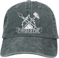 vintage blacksmith forged in fire baseball cap funny cowboy hat unisex adult vintage trucker hats adjustable washable