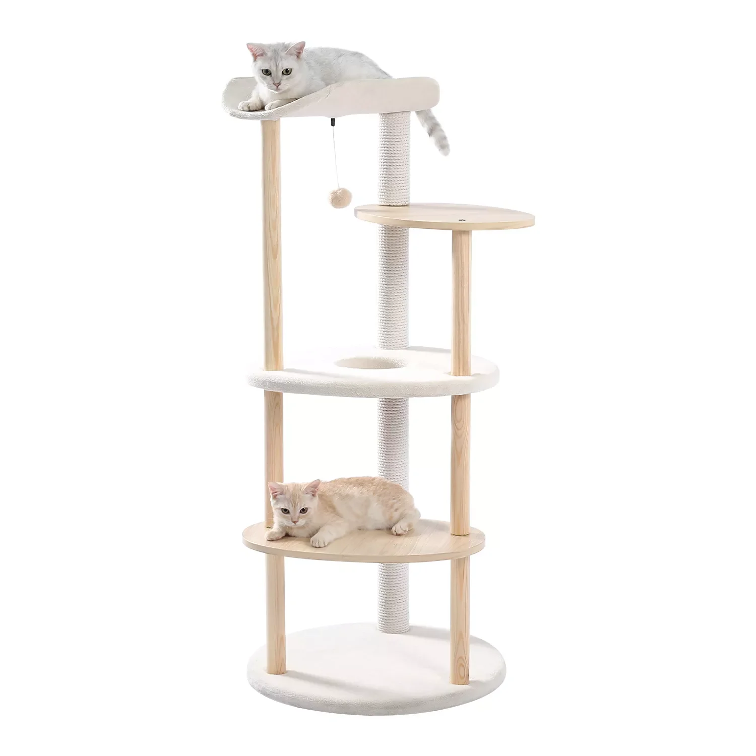 

Cat's House Scratcher Home Furniture Cat Tree Towel Pets Hammock Climbing Frame Toy Spacious Perch for Dropshipping