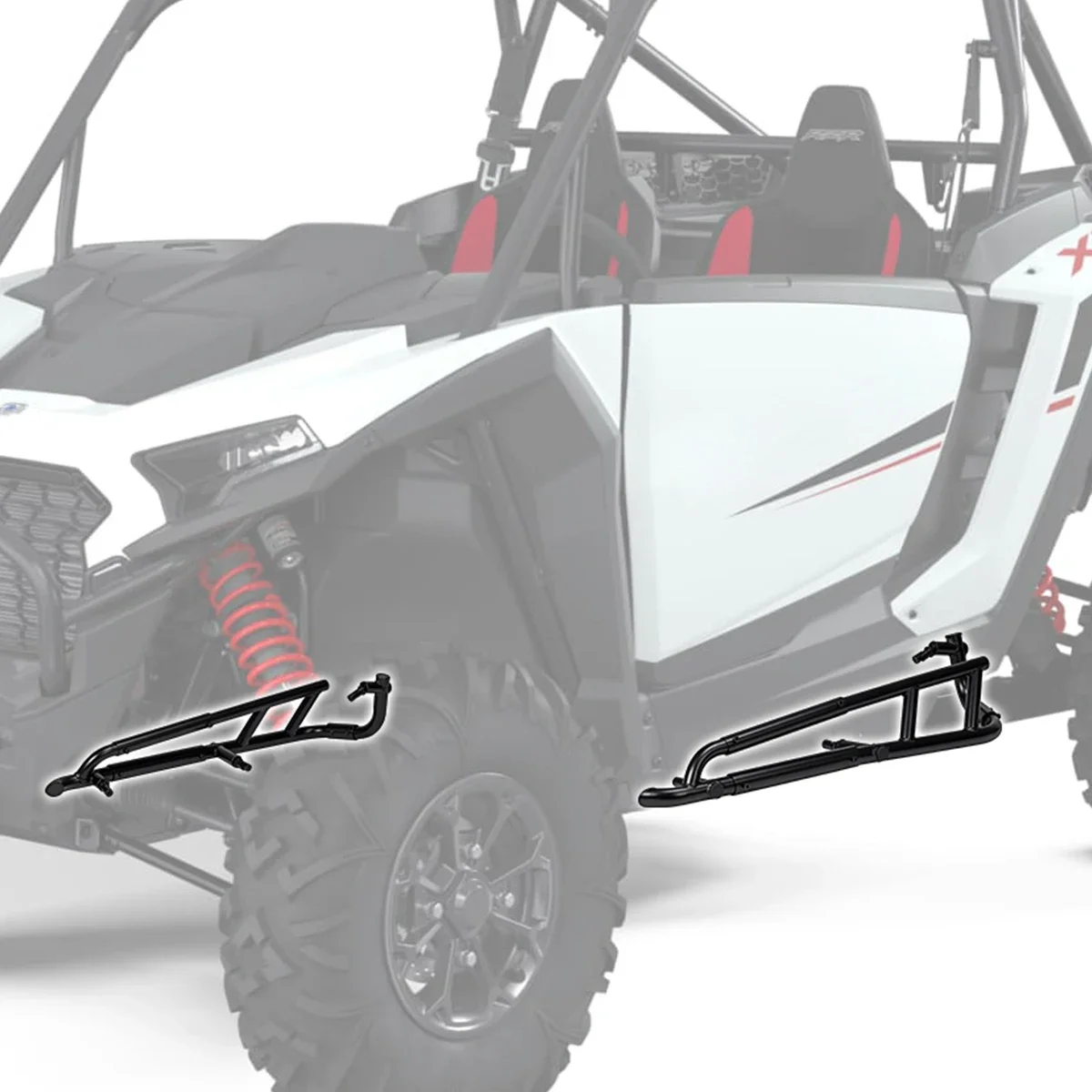 KEMIMOTO Стальные слайдеры для рок-ползунков совместимые с Polaris RZR XP 1000/ 4 1000 2024 2025 1