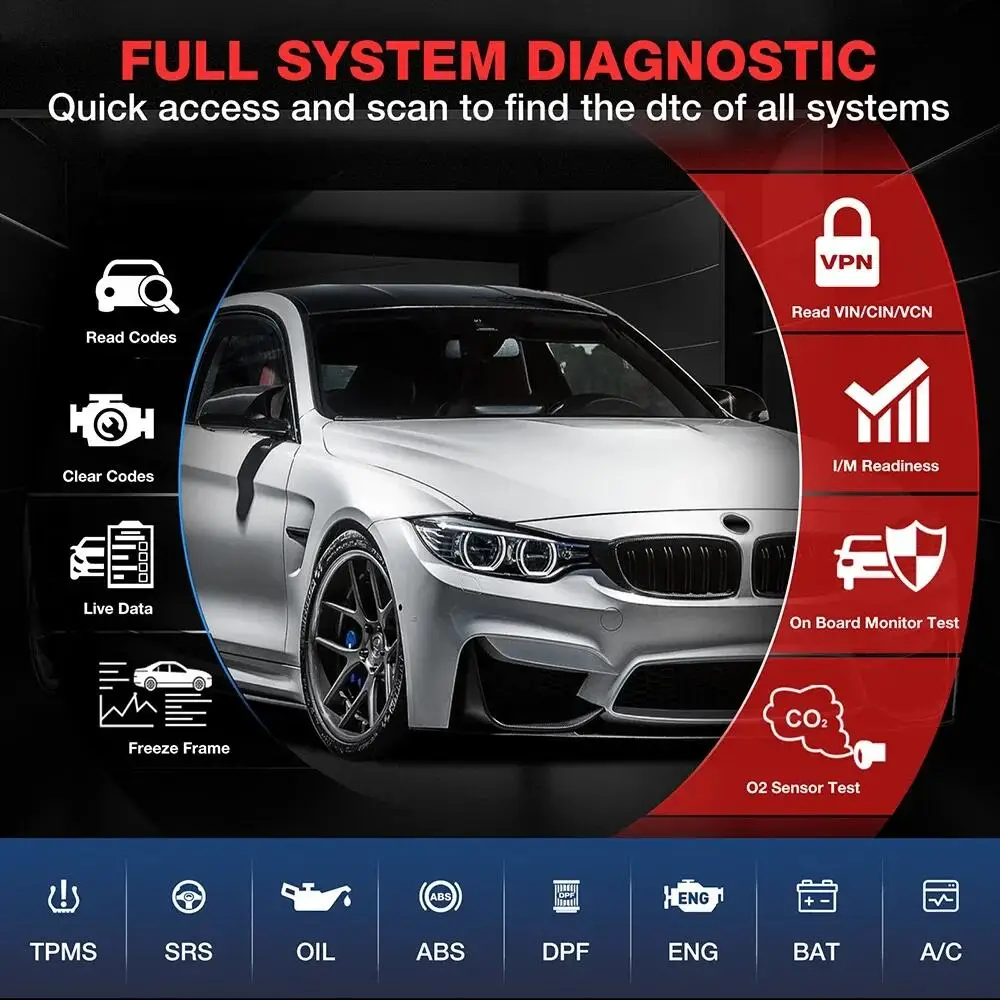 LAUNCH CRP123E PLUS Полные системы Автомобильные диагностические инструменты OIL ETC SAS