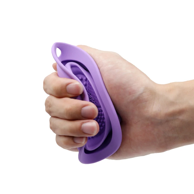 Силиконовая щетка для макияжа складной мягкий коврик мытья пудры и теней