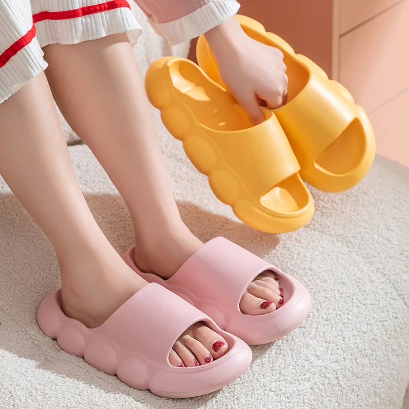 

Clouds Stepping on Shit Feeling Sandals and Slippers Women's Summer Home Household Indoor Non-slip Bathroom Eva Shoes