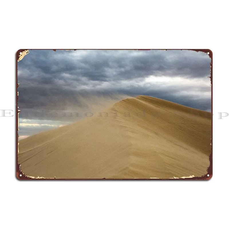 

Пасмурная пустыня металлическая фотография стена гостиной на заказ Создайте жестяной знак постер