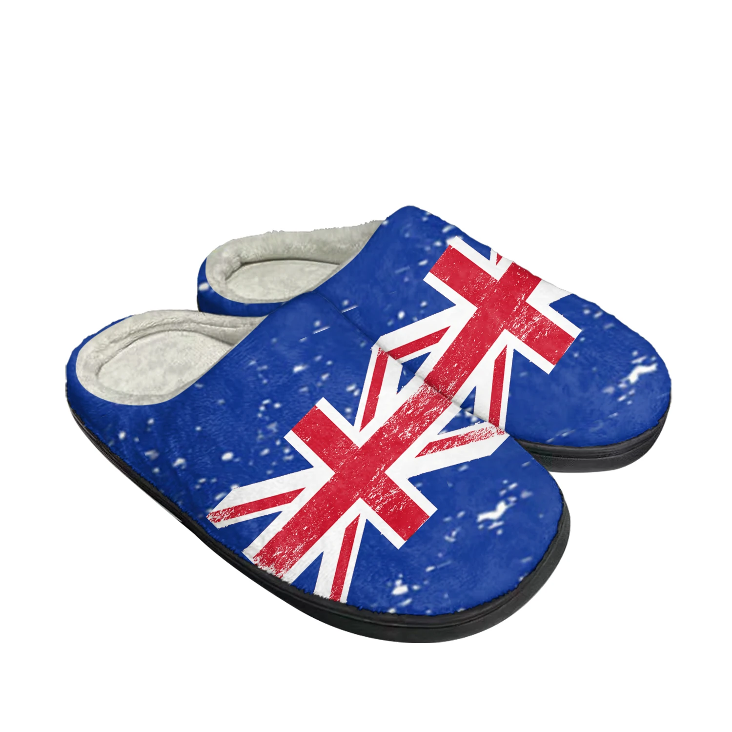 

England Flag Home Cotton Custom Slippers Mens Womens Sandals England Plush Bedroom Casual Keep Warm Shoes Thermal Slipper