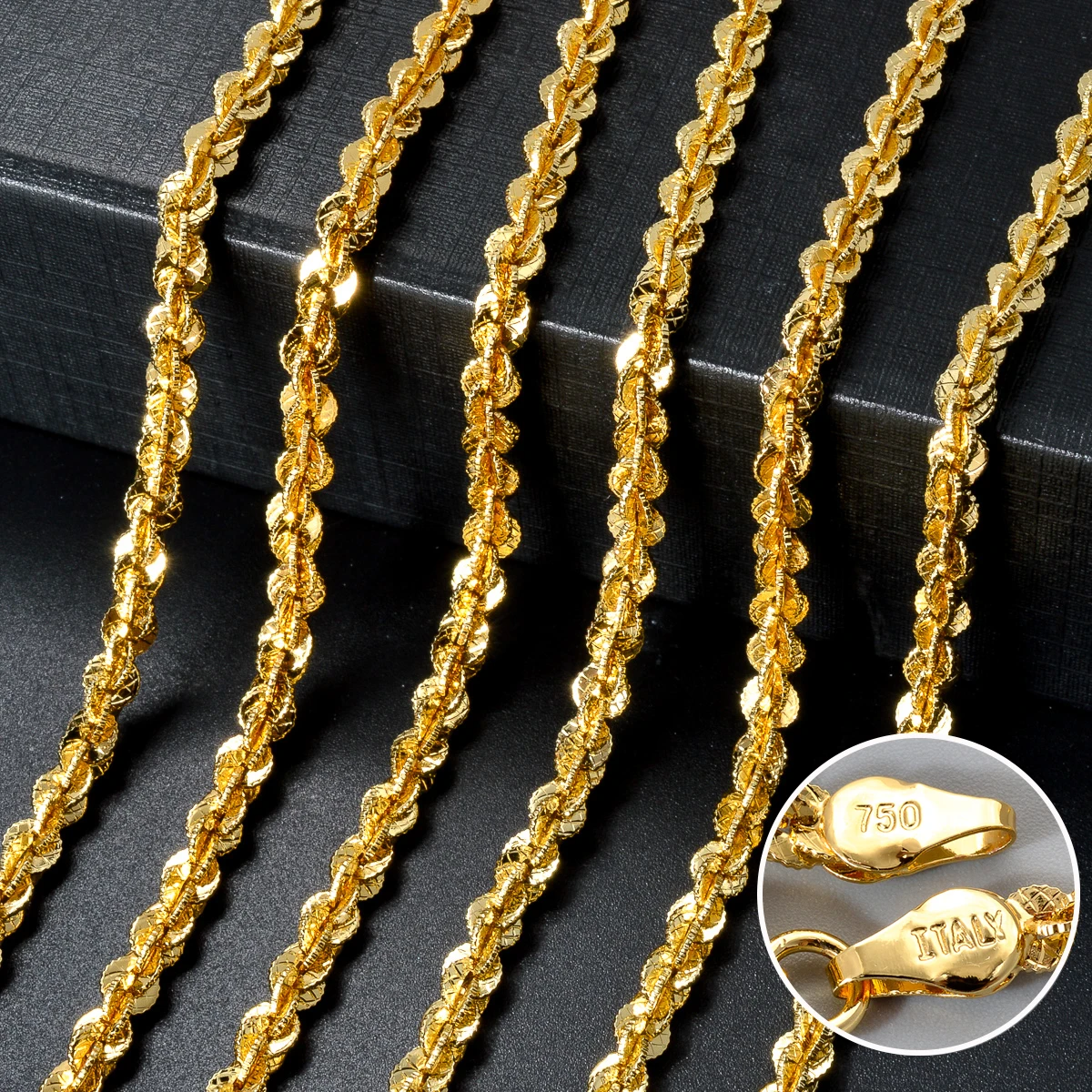 Солнечные Украшения В Стиле Хип-хоп Геометрическая Медная Цепочка Ожерелье