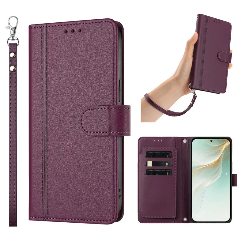 Фото Многофункциональный кожаный чехол-кошелек для Samsung Galaxy S10E S10+ Lite S8 S9 Plus S6 S7 Edge 5G, защитный чехол-сумка №3