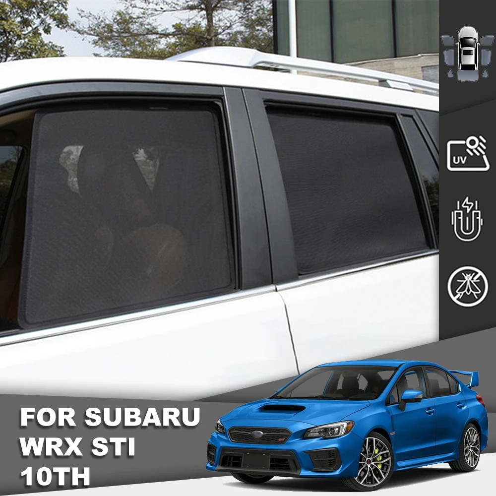 

For Subaru WRX STI Hatchback 2007-2011 Magnetic Car Sunshade Front Windshield Mesh Frame Curtain Baby Rear Side Window Sun Shade