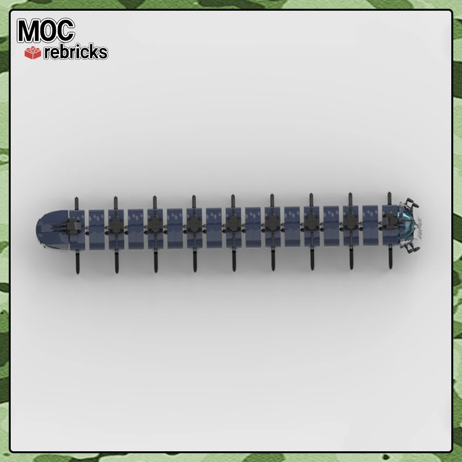 Конструктор MOC из серии фильма космическая война импульсный штурмовой танк