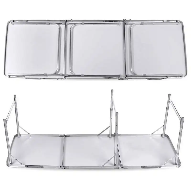

Table 6` Portable Plastic Indoor Outdoor Picnic Party Camp Tables