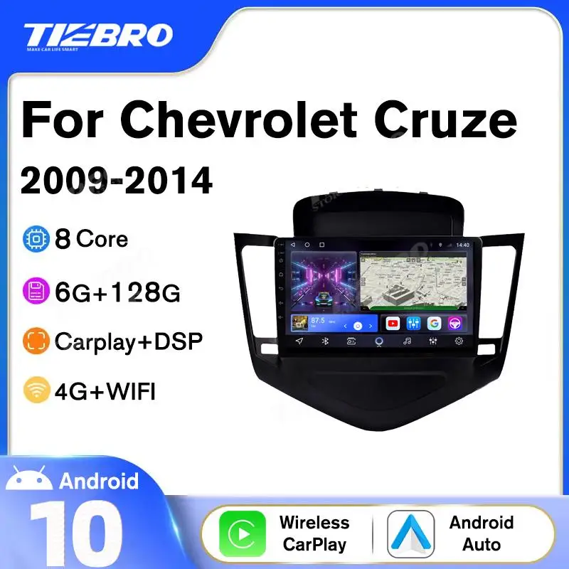 

2DIN Android 10 Car Radio For Chevrolet Cruze 2009-2014 GPS Navigation Car Multimedia Player DSP Stereo Receiver IGO Auto Radio