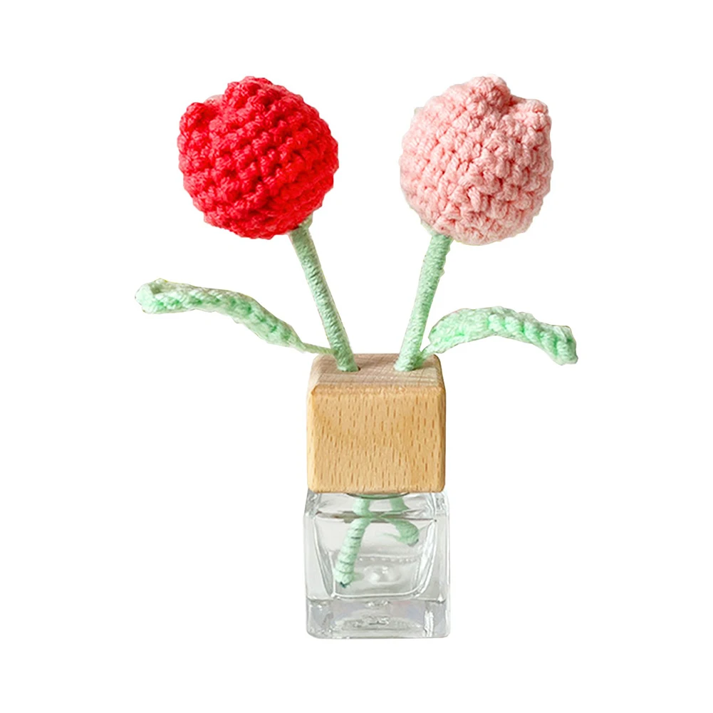

Handwoven Flower Sunflower Shaped Car Accessories Home Decoration Ornaments Aromatherapy Figurines Handcrafted Decoration Crafts