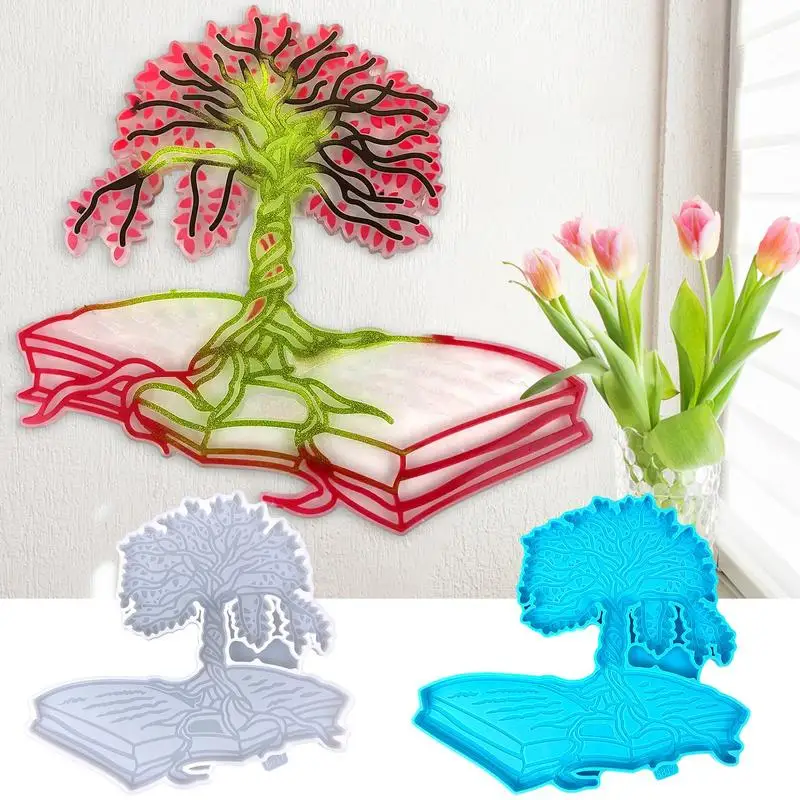 

Tree Life Resin Mold Epoxy Resin Wall Hanging Decor Reusable DIY Craft Casting Tool Creative Tree Of Life Clock Home Decoration