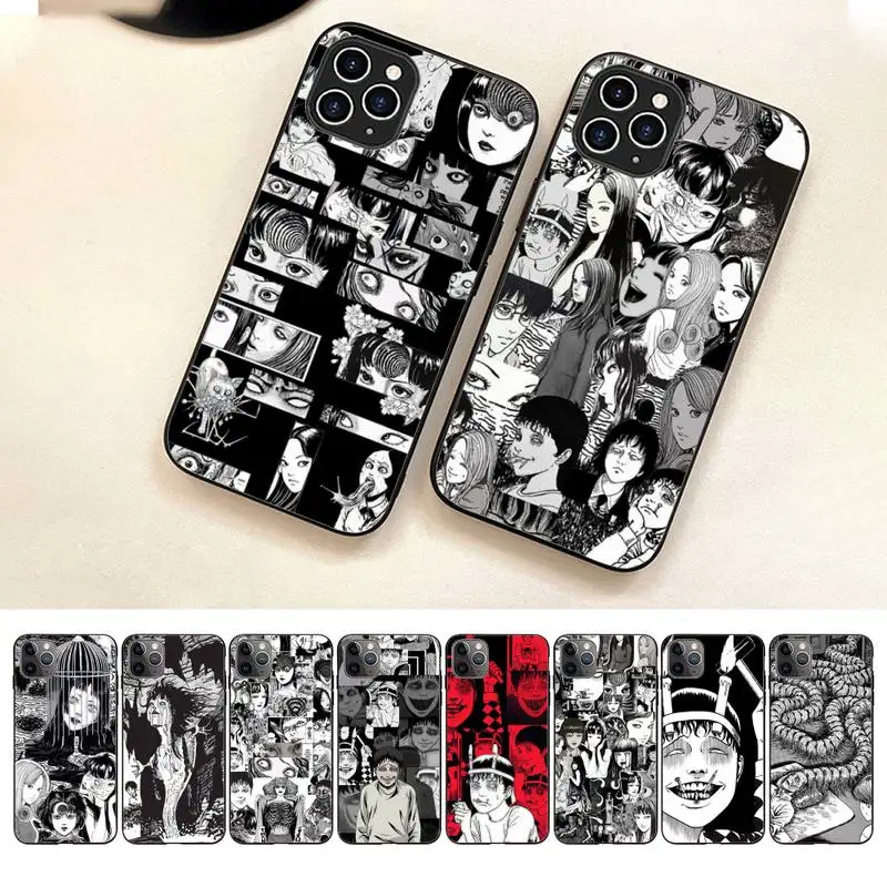 

Junji Ito Phone Case For Iphone 7 8 Plus X Xr Xs 11 12 13 14 Se2020 Mini Pro Max Case