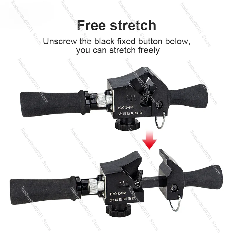 Вращающийся режущий кабельный Съемник 12-40 мм высоковольтный инструмент для