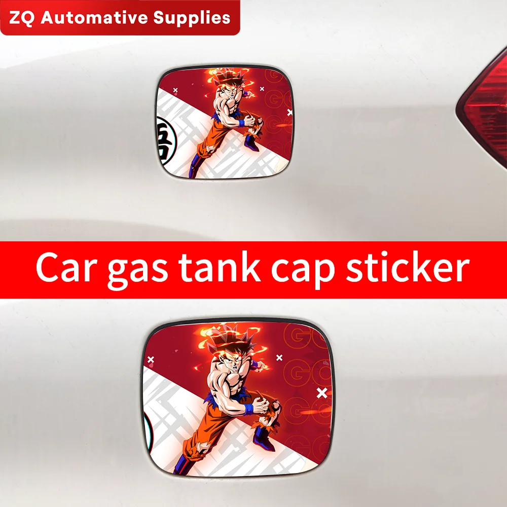 Автомобильные водостойкие солнцезащитные наклейки с рисунком Аниме Сон Гоку