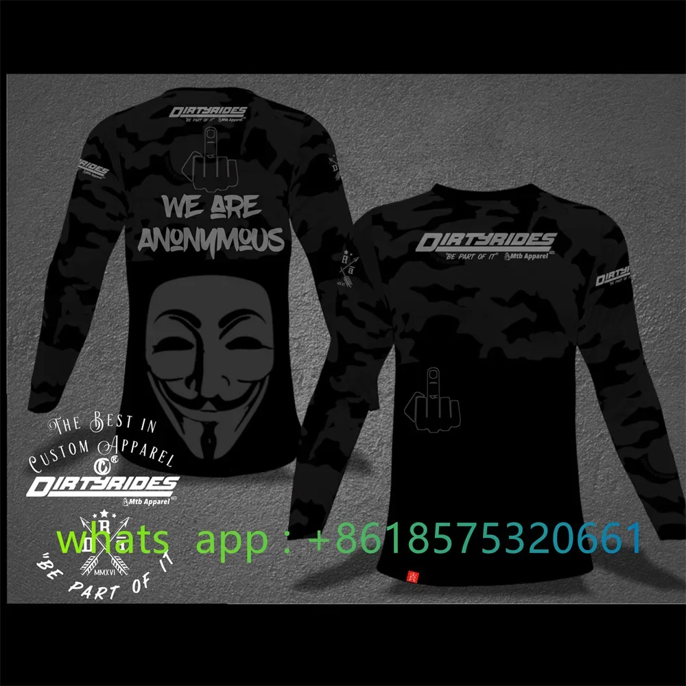 Mtb Racing Мотоцикл Мотокрос Эндуро Рубашки Велоспорт Джерси Байк Горный Спуск