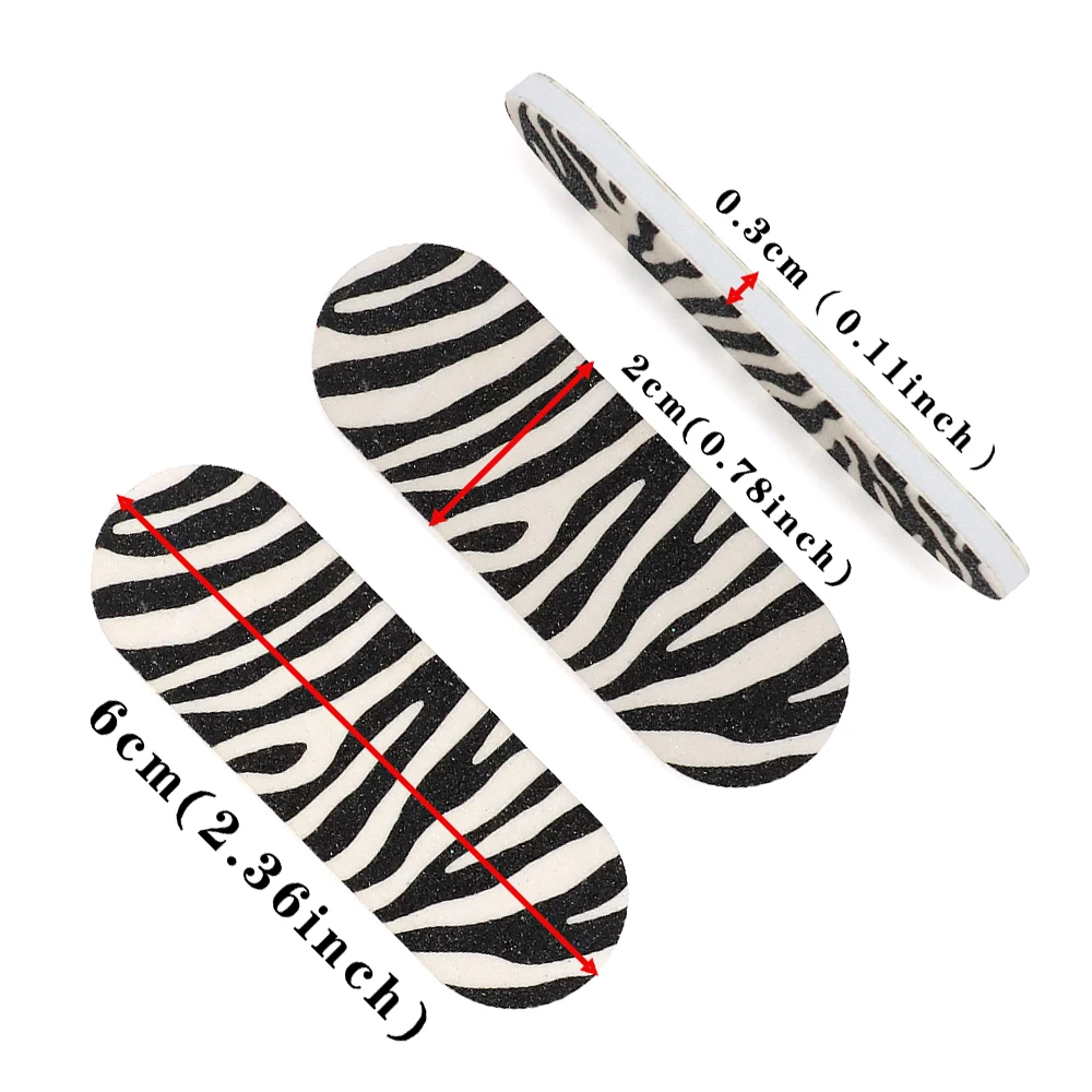 20 комплектов / партий двухсторонних одноразовых наборов для ногтей