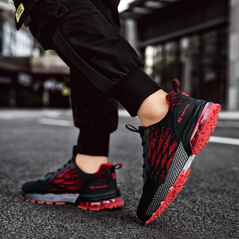 New fashion casual ultralight running shoes marathon air cushion large size sneakers