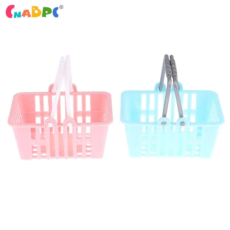 

2 шт. кукольный мини-домик ручные корзины для покупок Модель Кукольный домик корзина для супермаркета для продуктов игрушки ролевые игры