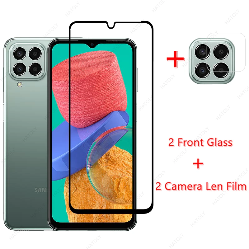 

For Samsung Galaxy M53 Glass for Samsung Galaxy M53 Tempered Glass Screen Protector Camera Len Film for Galsxy M53 M33 M23 5G