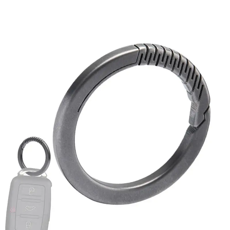 Титановый брелок с кольцом для ключей дома и автомобиля