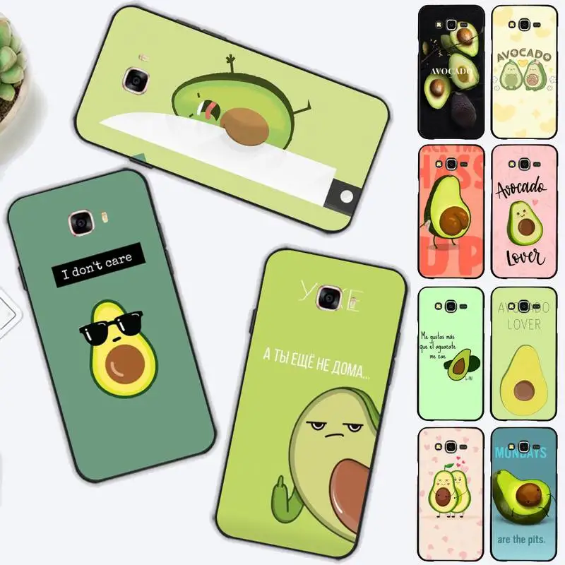 

Avocado Phone Case for Samsung J 2 3 4 5 6 7 8 prime plus 2018 2017 2016 core