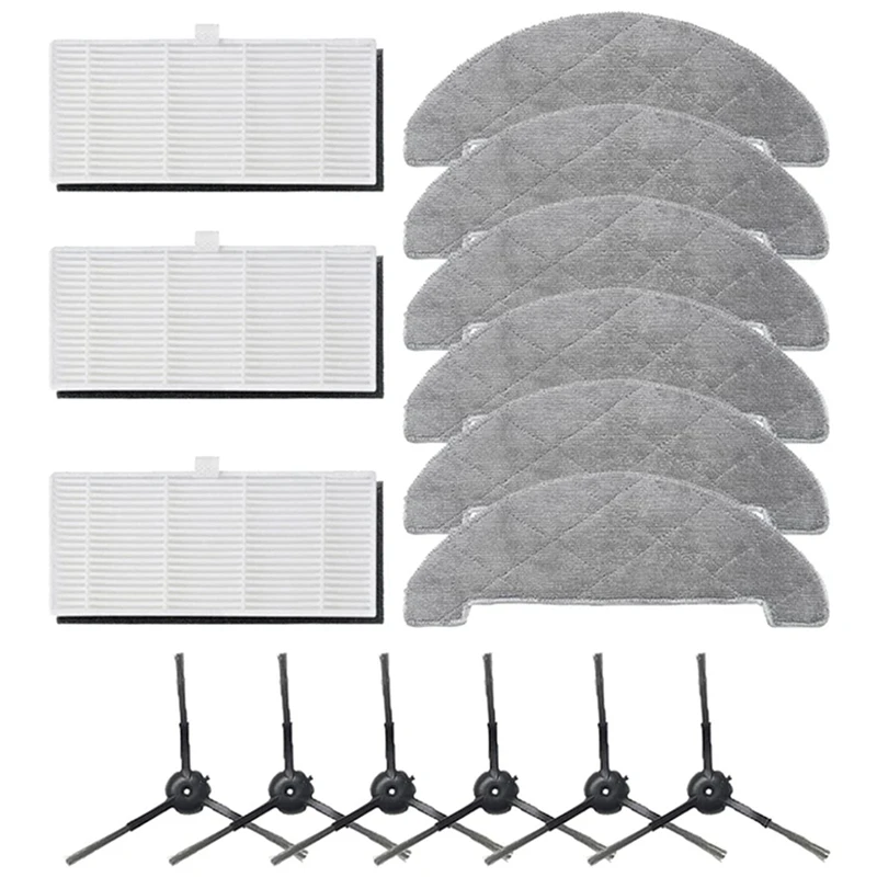 

MOP Cloths Side Brushes HEPA Filter Accessories Parts Fit For XIAOMI VIOMI S9 Robot Vacuum Cleaner Parts