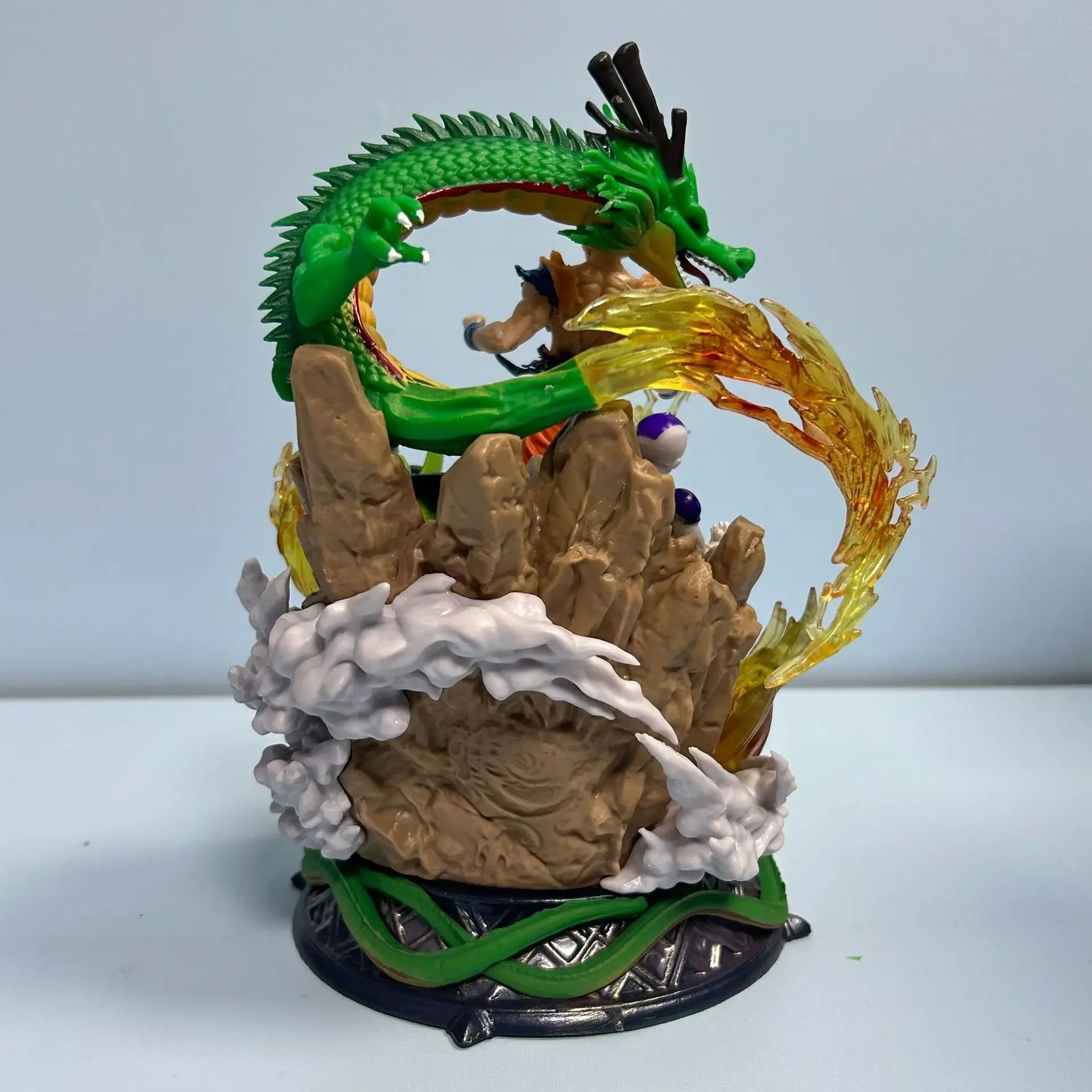 Фото 20 см Dragon Ball Z Рисунок Ssj3 Goku Фигурки Дракон ПВХ Статуя GK Коллекционная модель игрушки ПОДАРОК №4