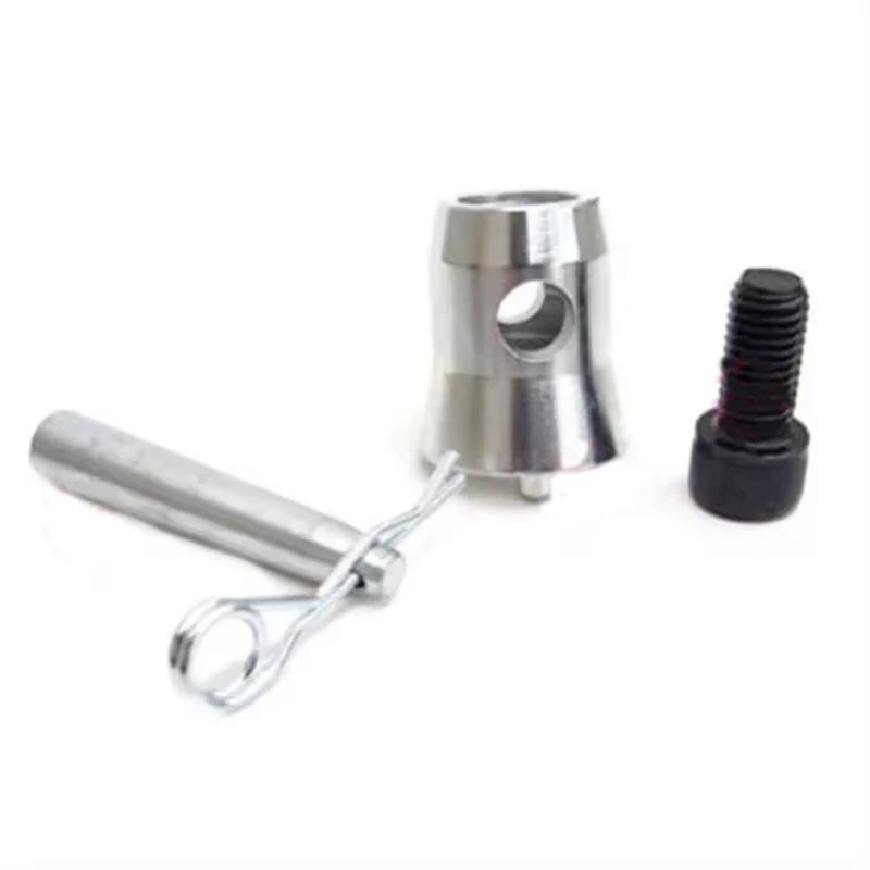 10 шт. серебристые алюминиевые полуфабрикаты с зажимами