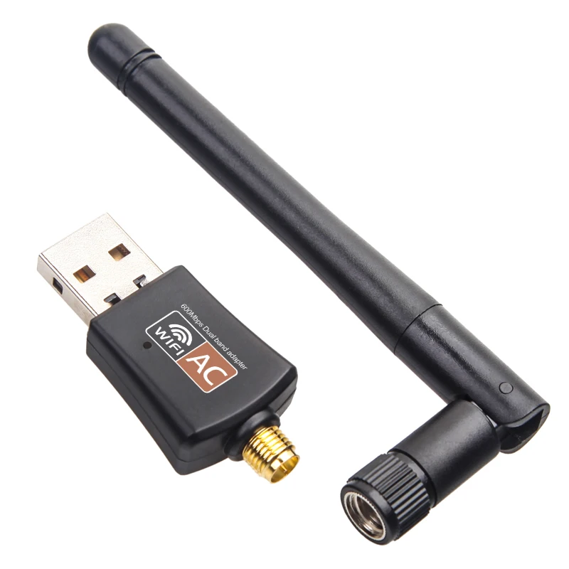 

600Mbps Wireless USB Wifi Adapter, with External Antenna, Dual Band 2.4GHz/5GHz