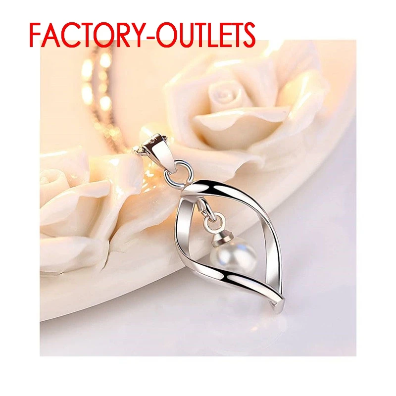 Цветные ожерелья из стерлингового серебра 925 модные ювелирные изделия с жемчугом