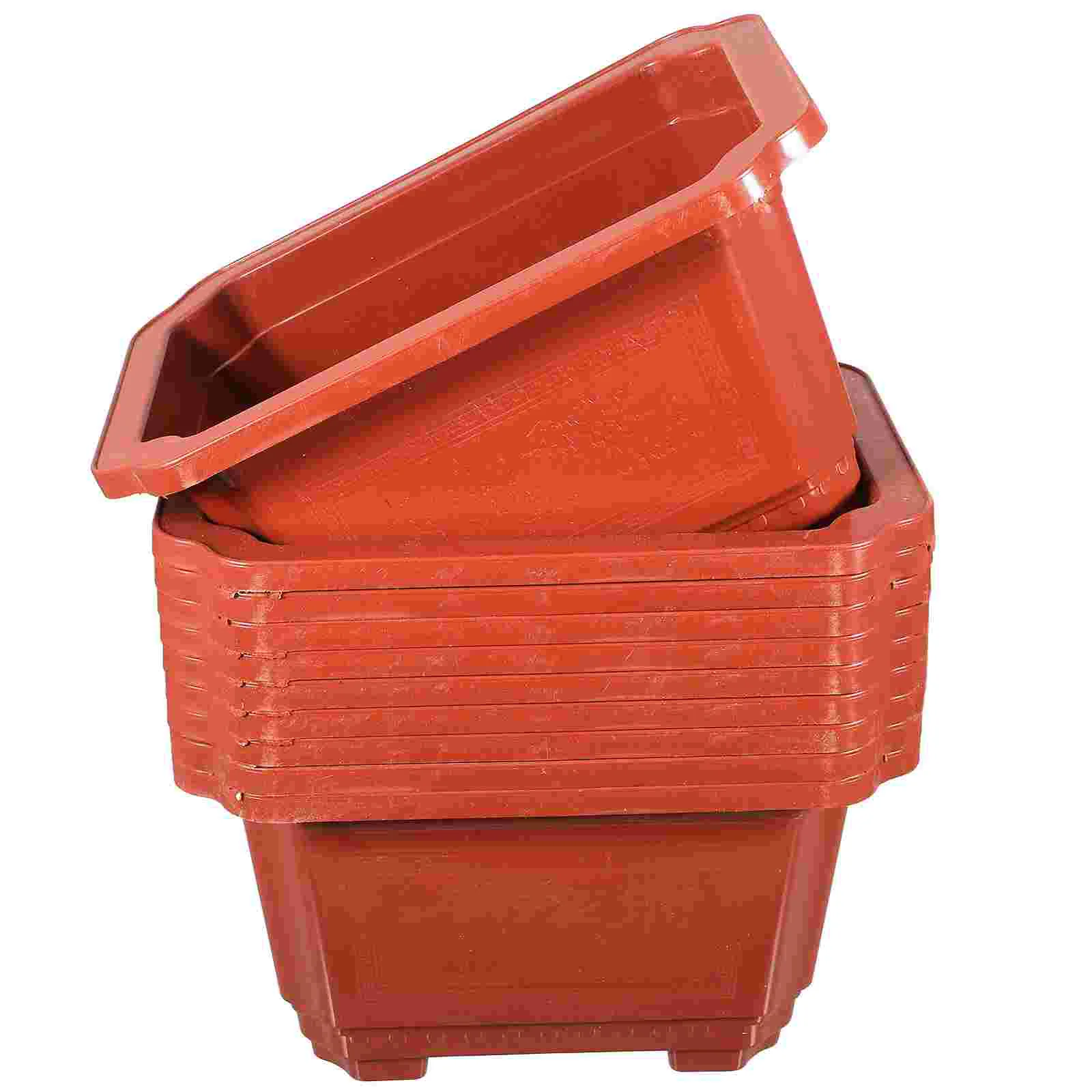

10pcs Multifunctional Reusable Convenient Succulent Pot Flowerpot Bonsai Container Bonsai Planter