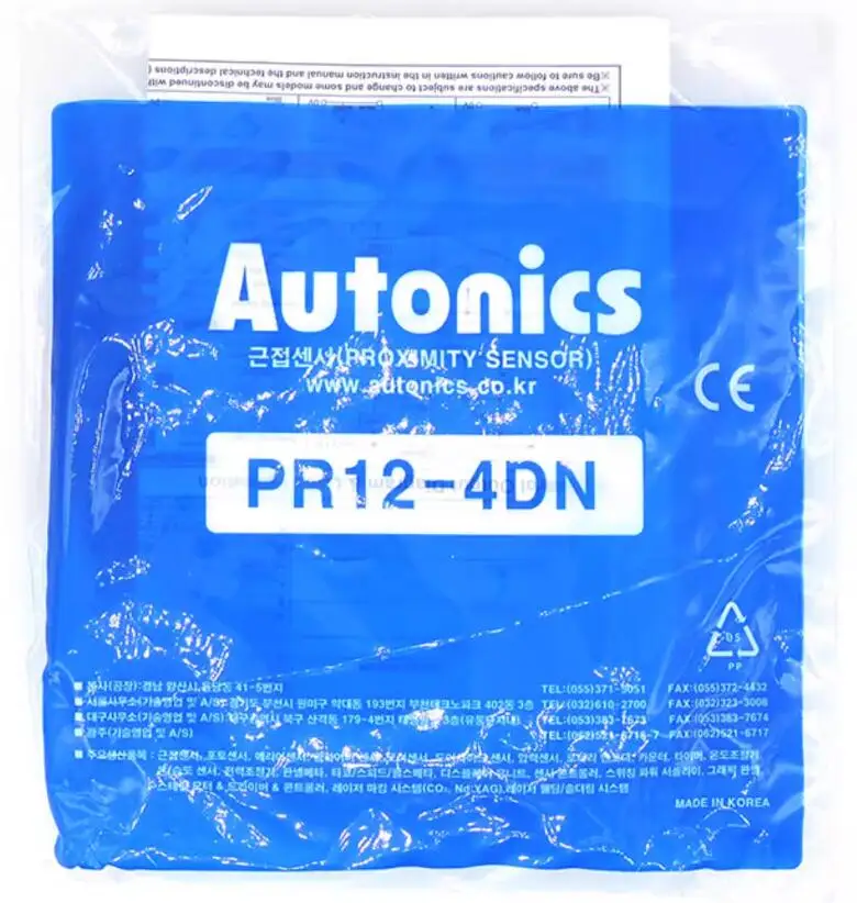 Оригинальный датчик приближения PR12 металлический постоянного тока 3 провода