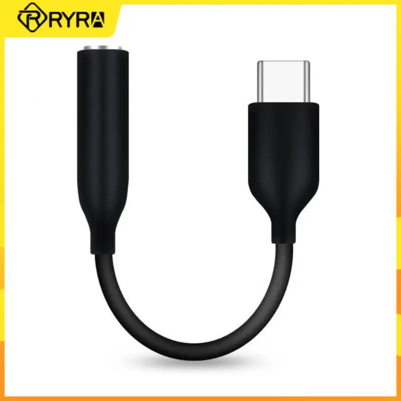 

RYRA USB C To 3 5 MM Jack Aux Adapter Type-C 3 5 Jack Audio Cable Earphone Accessories For Huawei P30 Xiaomi Mi 10 9 Es
