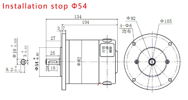 Постоянный тахогенератор постоянного тока 85CF03 85CF04 85CF06 85CF01 85CF02 85CF05 85CF07 85CF08