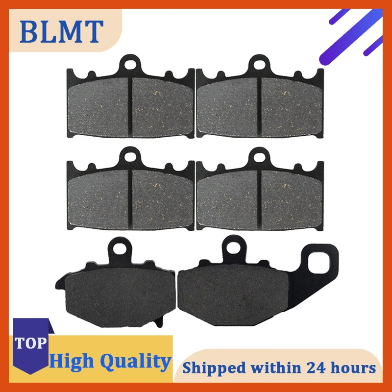 

Motorcycle Front and Rear Brake Pads for Kawasaki ZZR400 ZX400N 1993-1999 ZR 400 Zephyr 1997-2001 ZZR600 ZX600 1993-2007