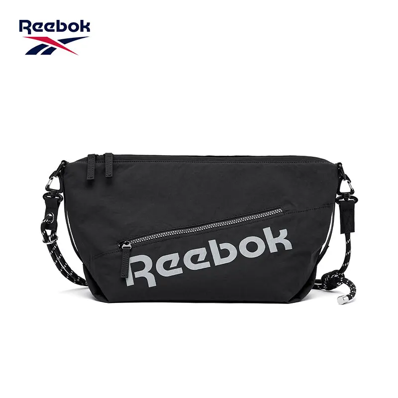 Фото Сумка-мессенджер REEBOK унисекс, легкая, для активного отдыха, для мужчин и женщин, дизайнерская, повседневная, спортивная, наплечная сумка для поездок на работу. №2