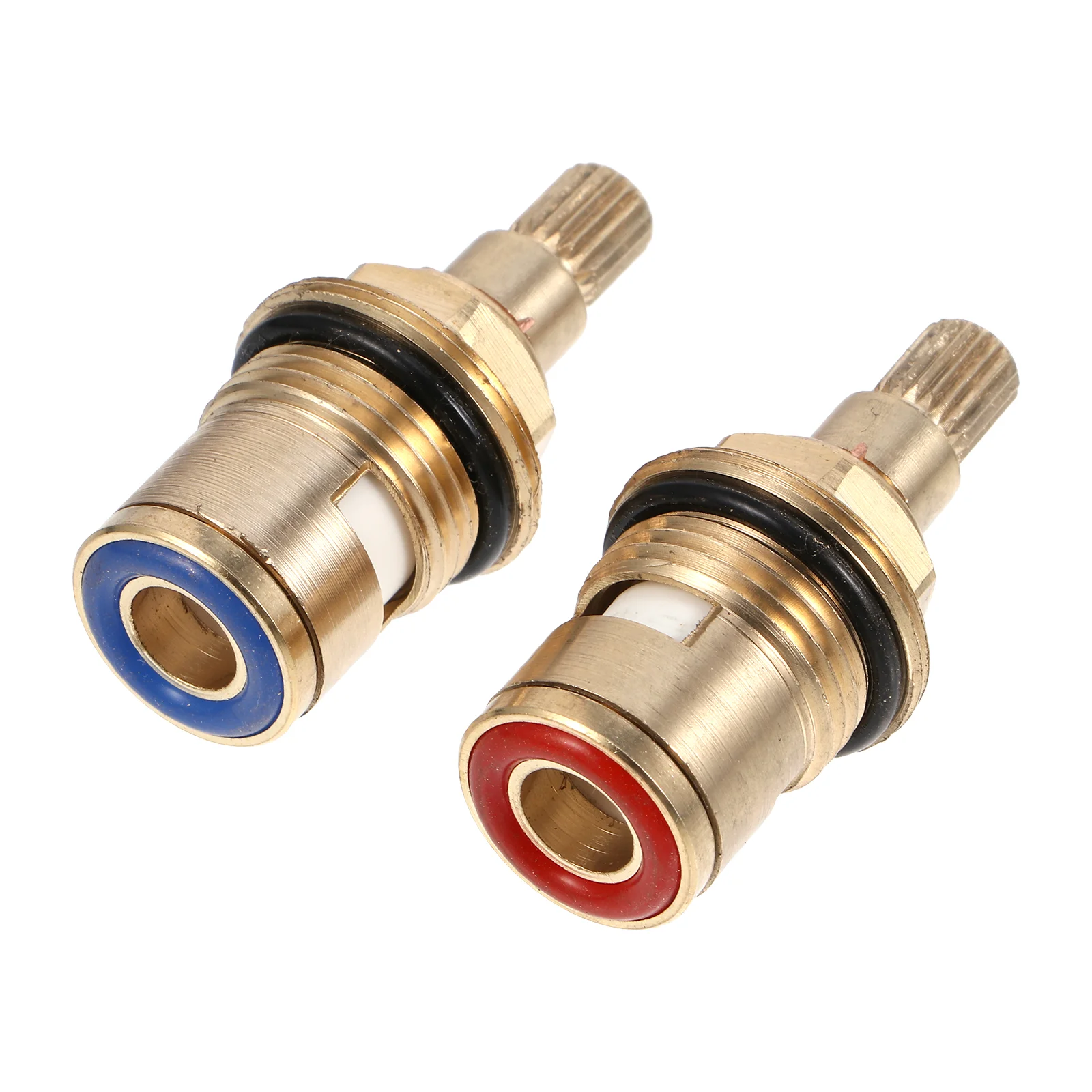 

2pcs Tap Valves Durable Prime Brass Sturdy Tap Cartridge Tap Valves Parts for