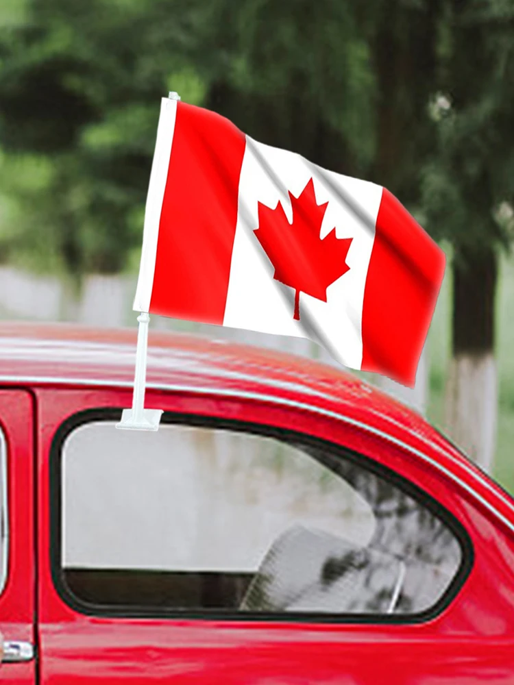 

Car Flag Mount Canadian Window Flags For Vehicles Vividly Colored Mini National Country World Flags As Festival Celebration