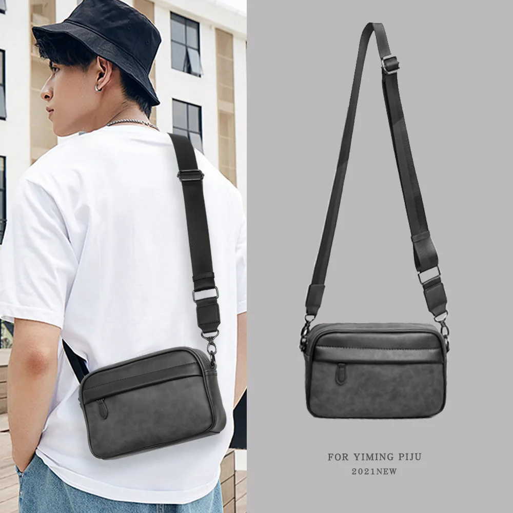 

Bags Purse Casual Bag Men Men's Male Shoulder Casual Leather Crossbody For Small Bags Casual 2021 Chest Satchel Phone Messenger