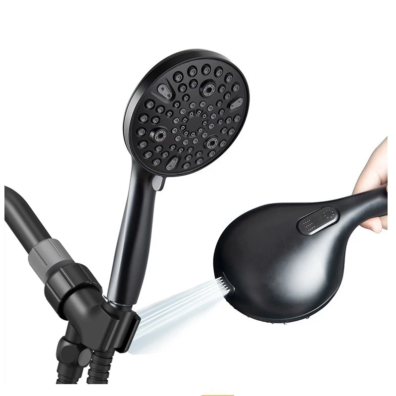 

10 Function Handheld Booster Shower Set Home Bathing Three Pieces Shower Nozzle Batch Wholesale And Retail