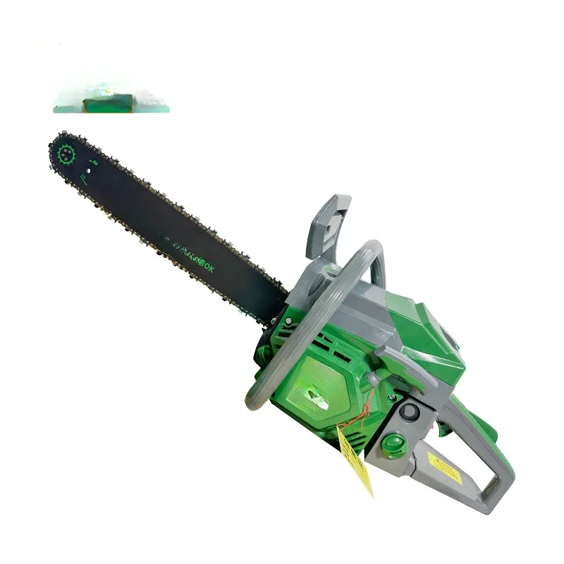 Двухтактная мотоциклетная пила бытовая цепная с двигателем маленькая бензопила