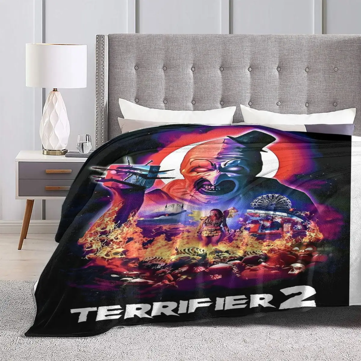 Мягкое теплое одеяло для пикника Ter Baileers фланелевое покрывало на Хэллоуин дивана