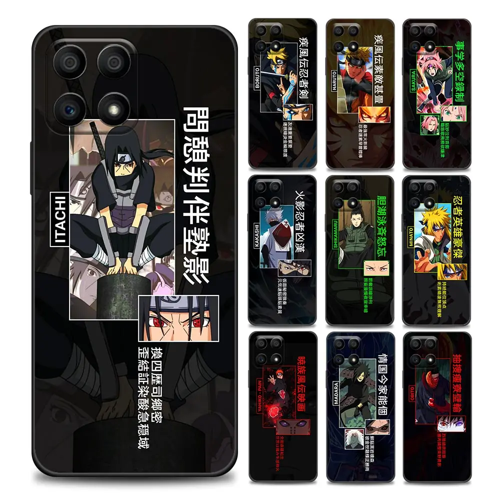 

Pain Anime Naruto Kakashi Sakura Phone Case for Honor 8X 9S 9A 9C 9X Lite Play 9A 50 10 20 30 Pro 30i 20S(6.15) Soft Silicone