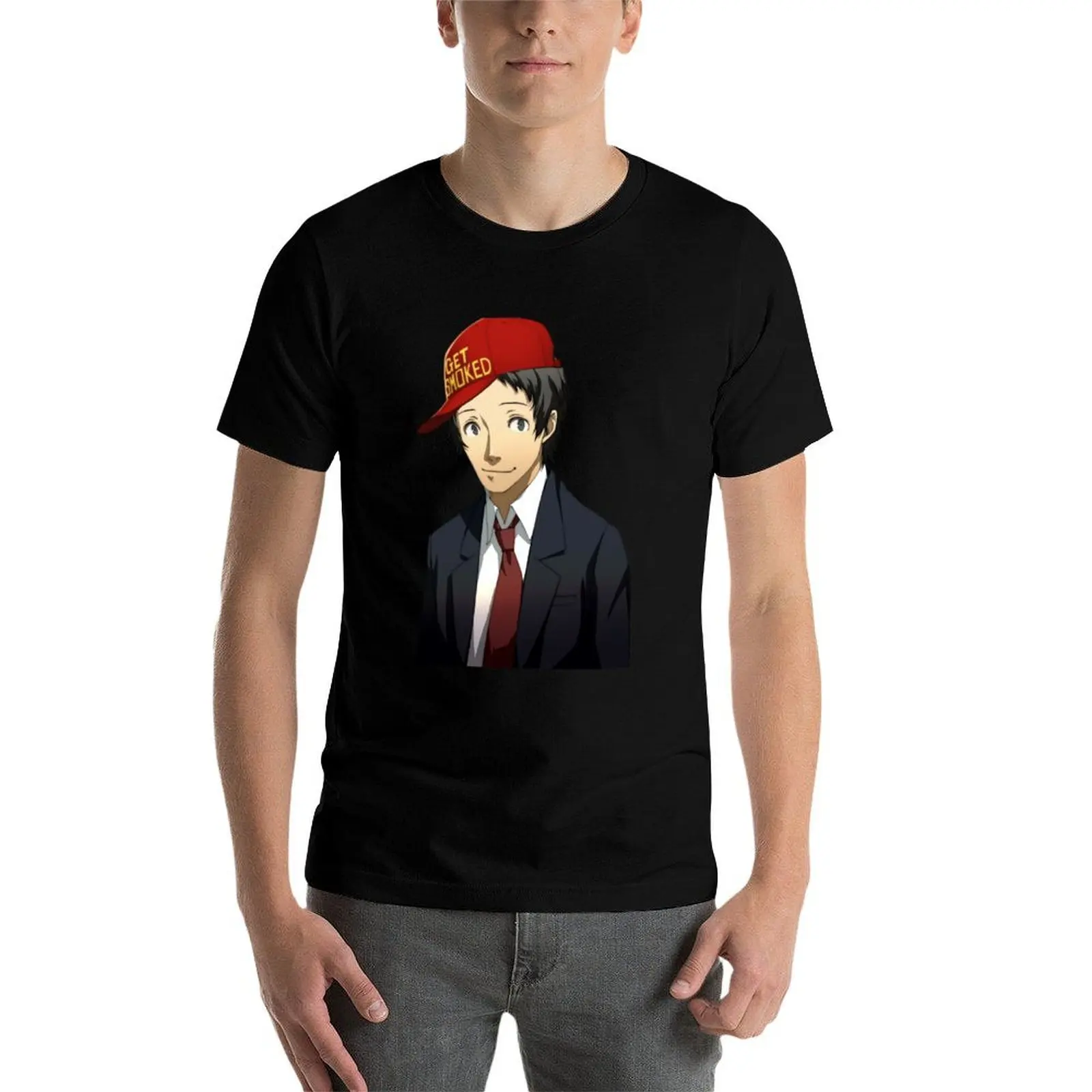 Tohru Adachi Gets копченая футболка дешевые вещи корейская модная графика простые