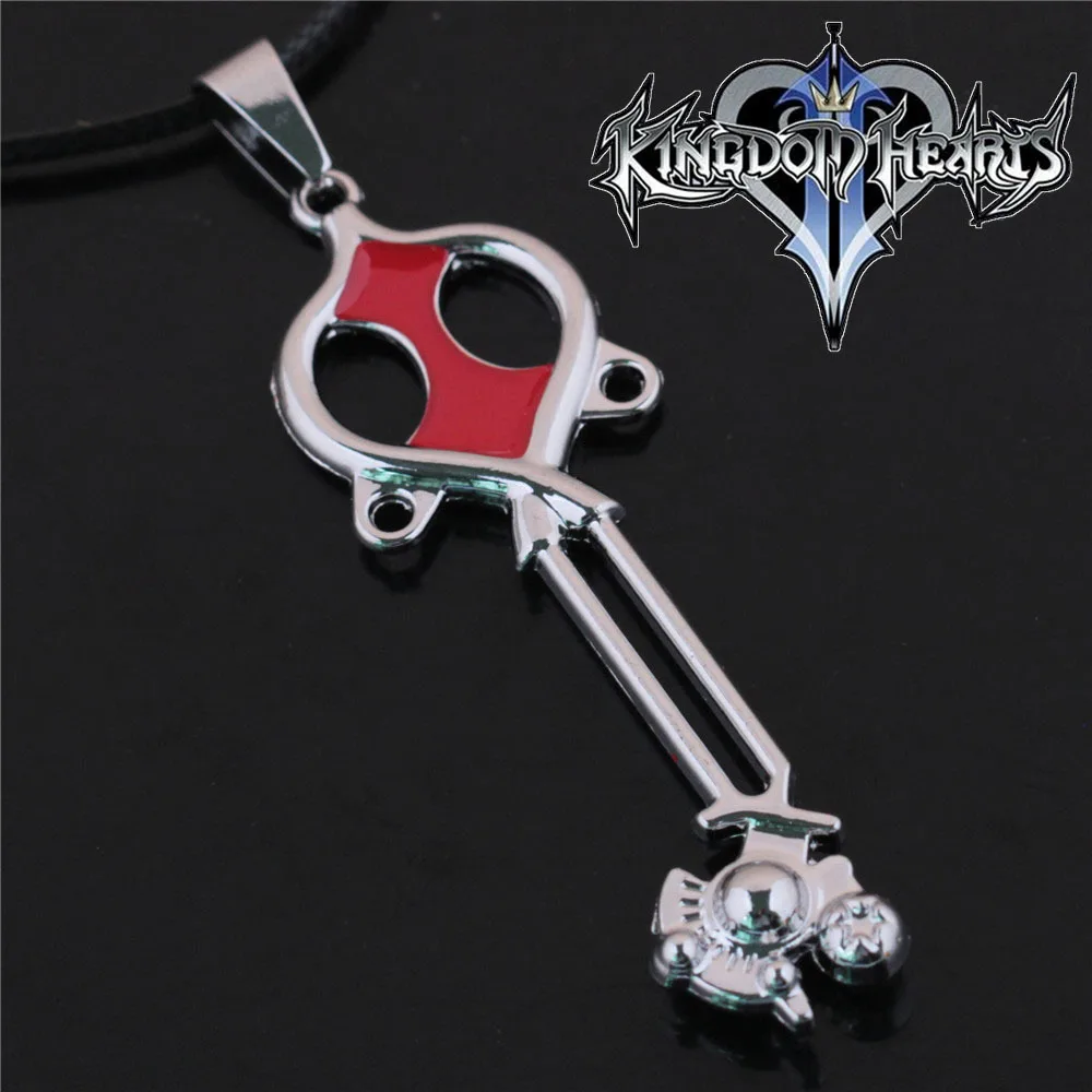 

Kingdom Hearts Weapon Model Peripheral Birthday Gifts Katana Ninja Swords Real Steel Anime Weapons Keychain Children Toy for Boy