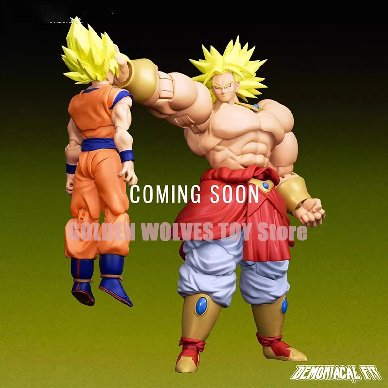 Demoniacal Fit Legendary Berserker Broli Super Saiyan Фигурки 19 см Dragonball Аниме Фигурка Модель