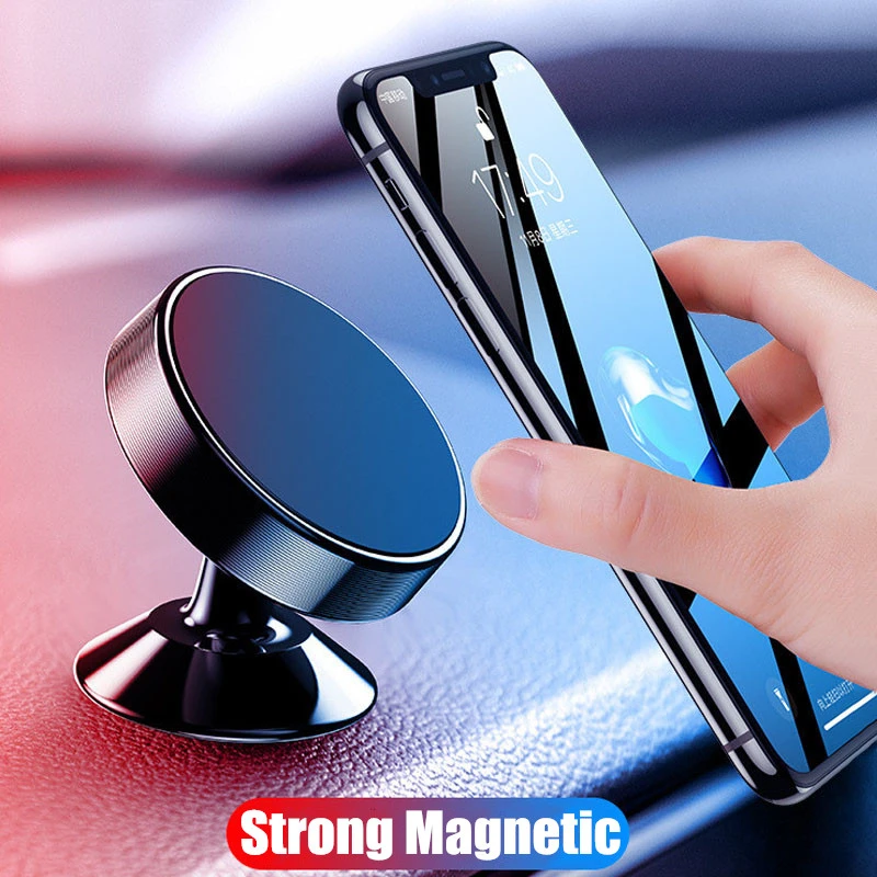 

Magnetic Car Phone Holder Mobile Mount Smartphone GPS Support Stand For iPhone 13 12 11 Pro Max Huawei Xiaomi Samsung LG